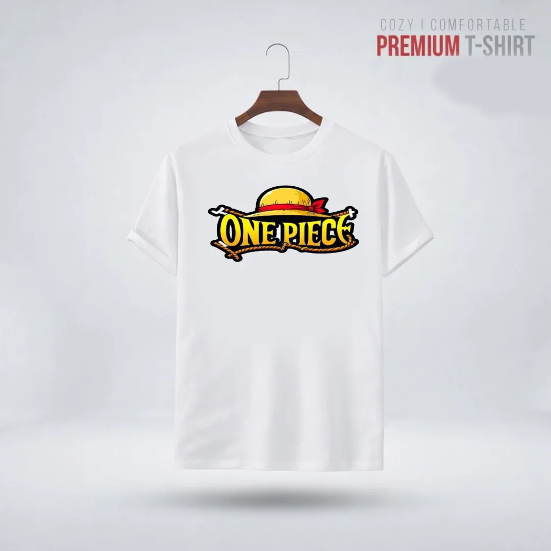 Straw Hat Pirate White T-Shirt