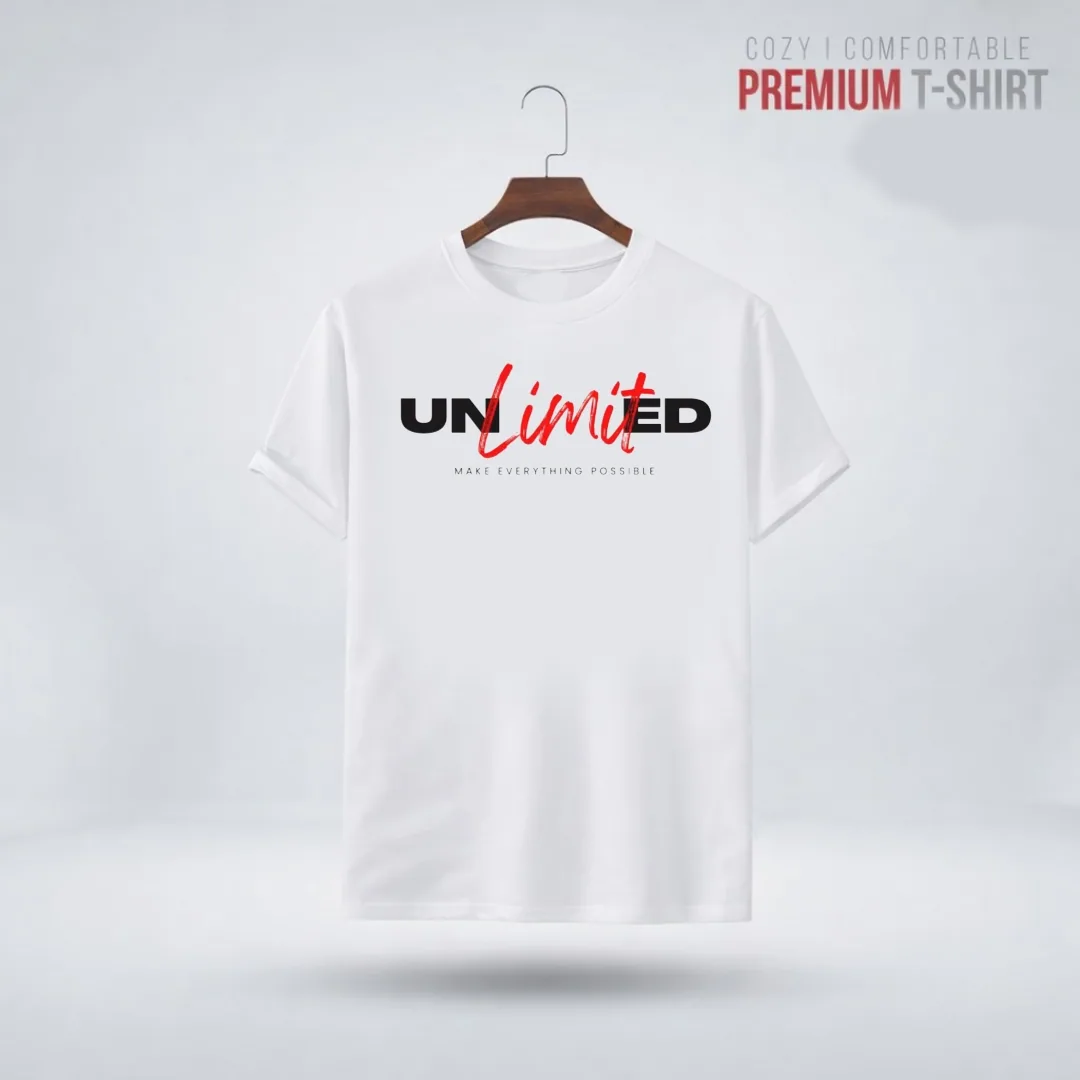 Unlimited Mindset White T-Shirt